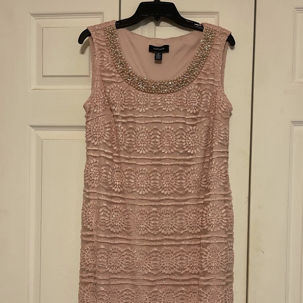 Pink cocktail dress